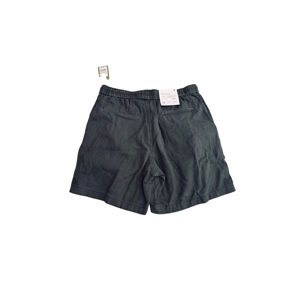 Goodfellow & Co Mens Vintage Collection Pull-On Shorts Black Medium 7" Inseam